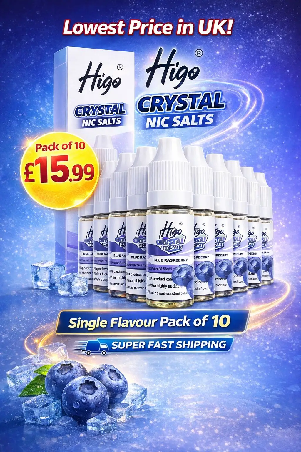 Box of 10 higo e-liquid (20 mg)