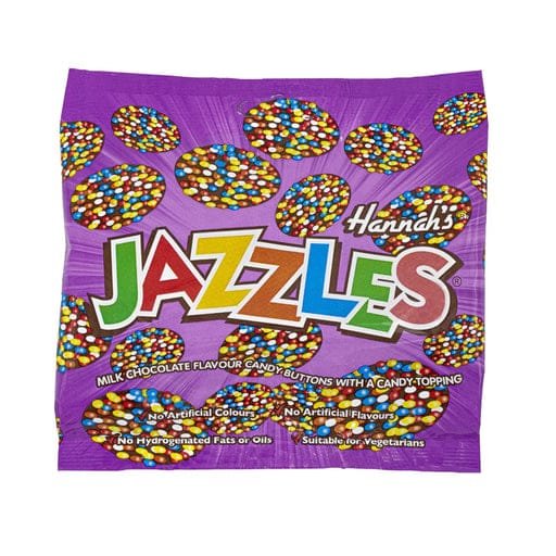 Hannah's milk chocolate jazzles 140 grams