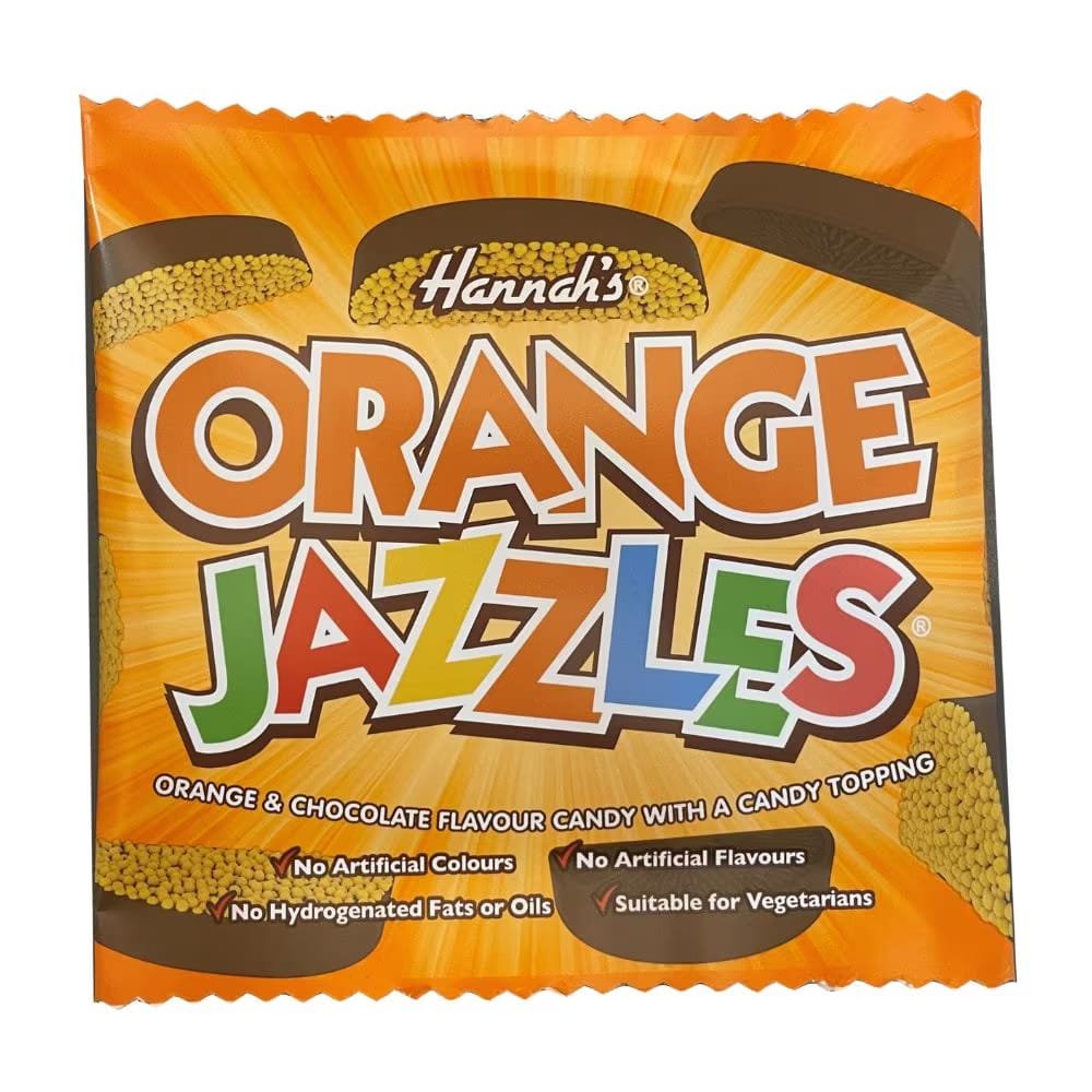 Hannah's orange jazzles 140 grams