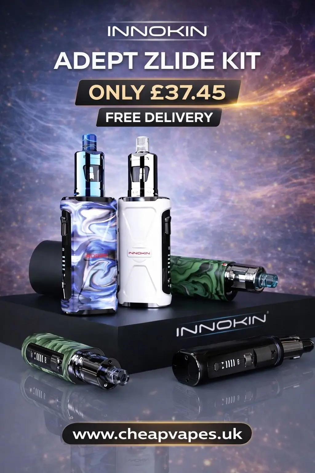 Innokin adept zlide vape kit - FREE DELIVERY