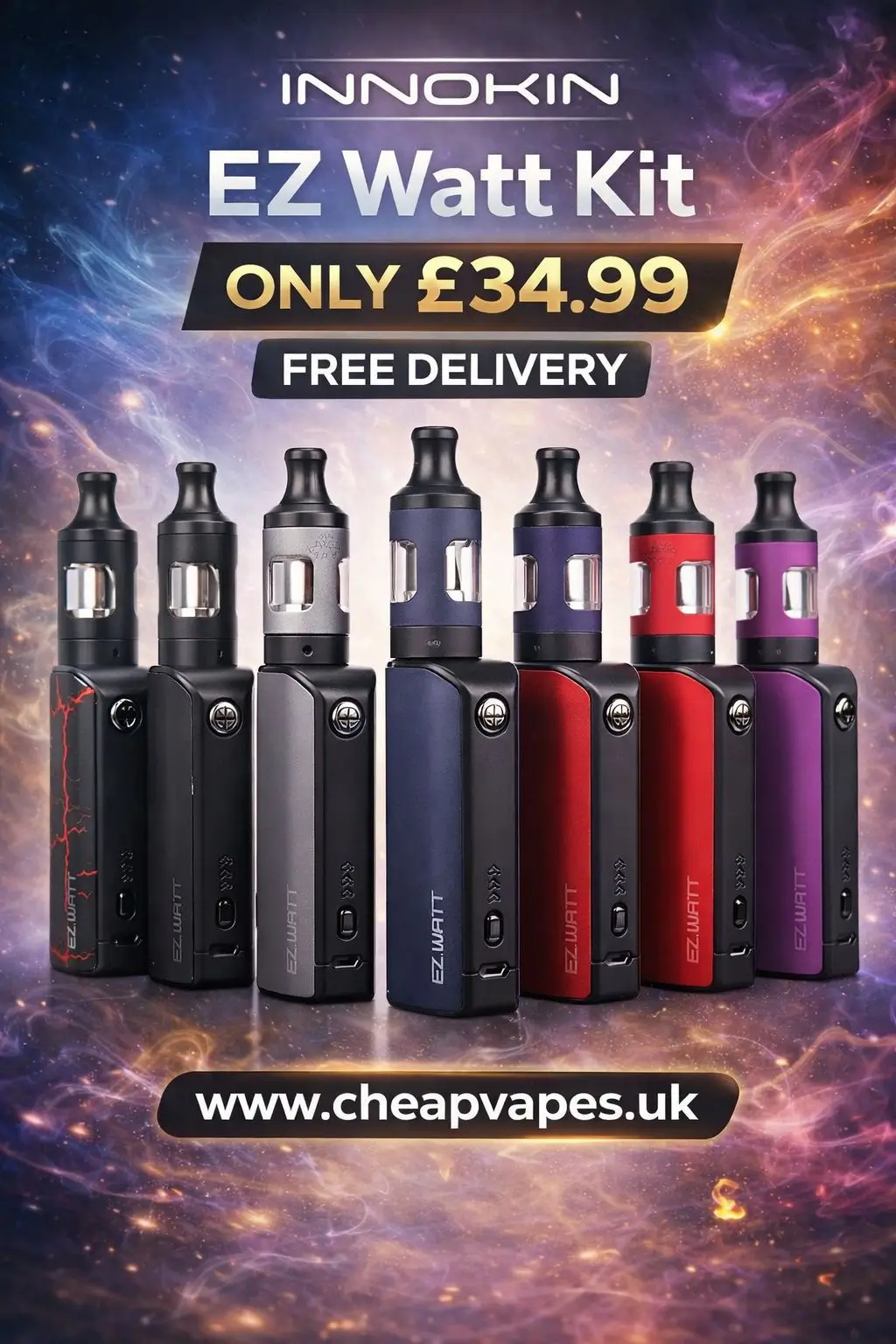 Innokin EZ WATT vape kit - FREE DELIVERY