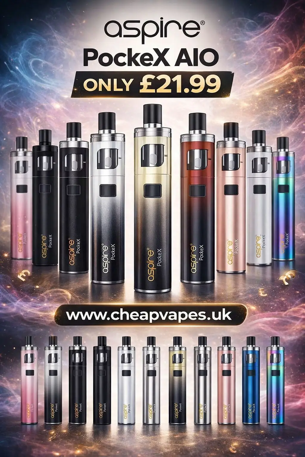 Aspire pockeX AIO kit TPD compliant