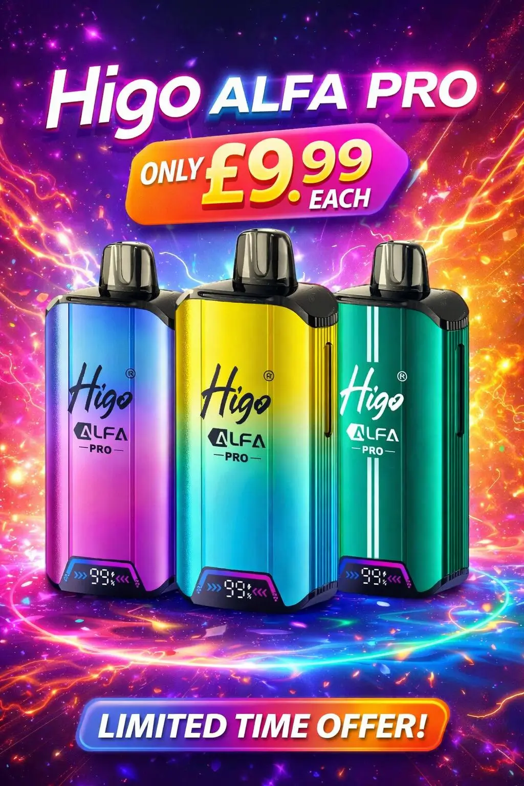 Higo Alfa pro 25K pre filled pod device