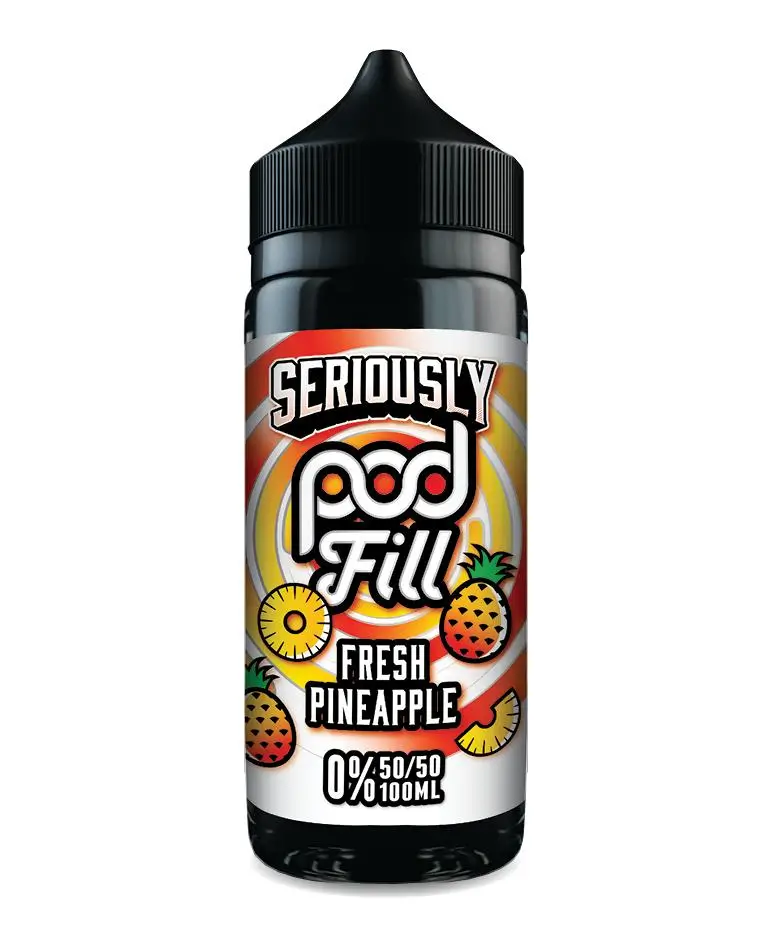 Doozy Vape Seriously Pod Fill 100ml – 0mg Shortfill + 2 FREE Nic Shots - Image 3