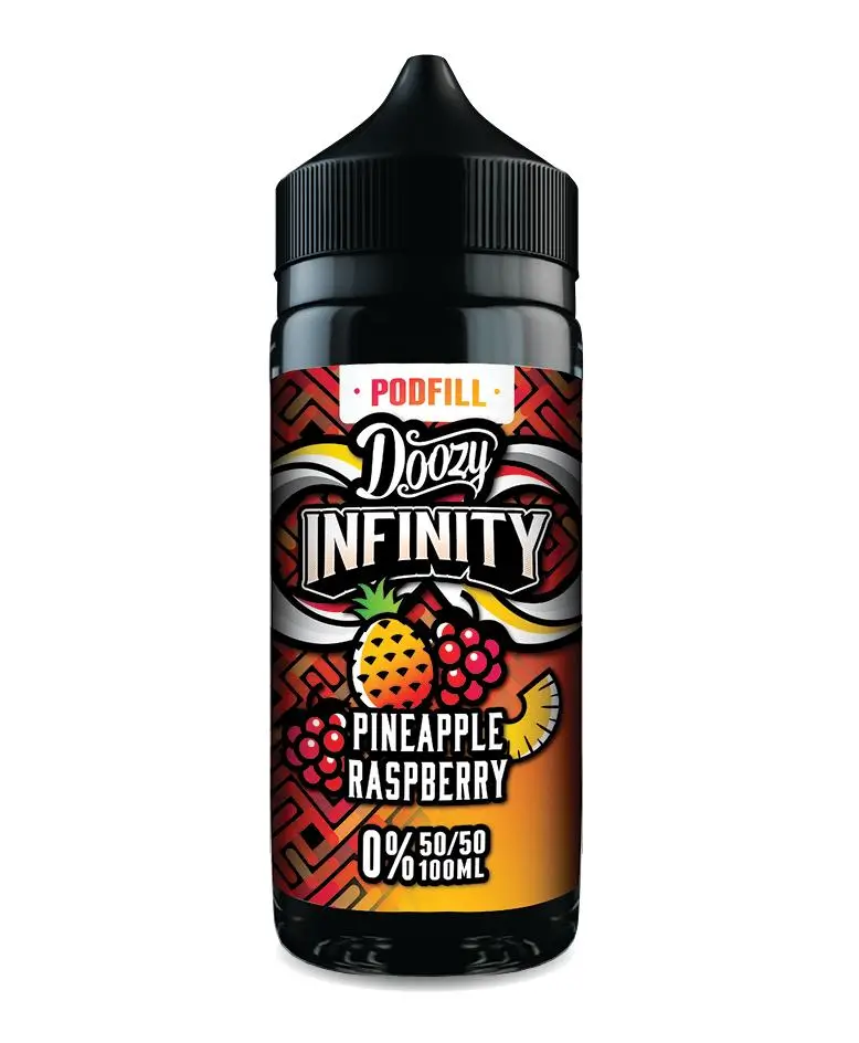 Doozy Vape Infinity Pod Fill 50/50 – 0mg 100ml Shortfill - Image 2