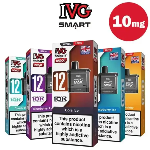 IVG Smart Max Refill Pods 10mg Nicotine Salt