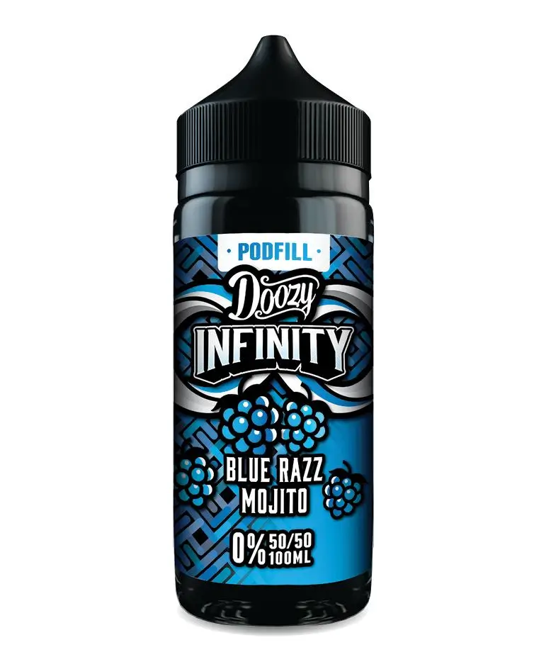 Doozy Vape Infinity Pod Fill 50/50 – 0mg 100ml Shortfill - Image 6