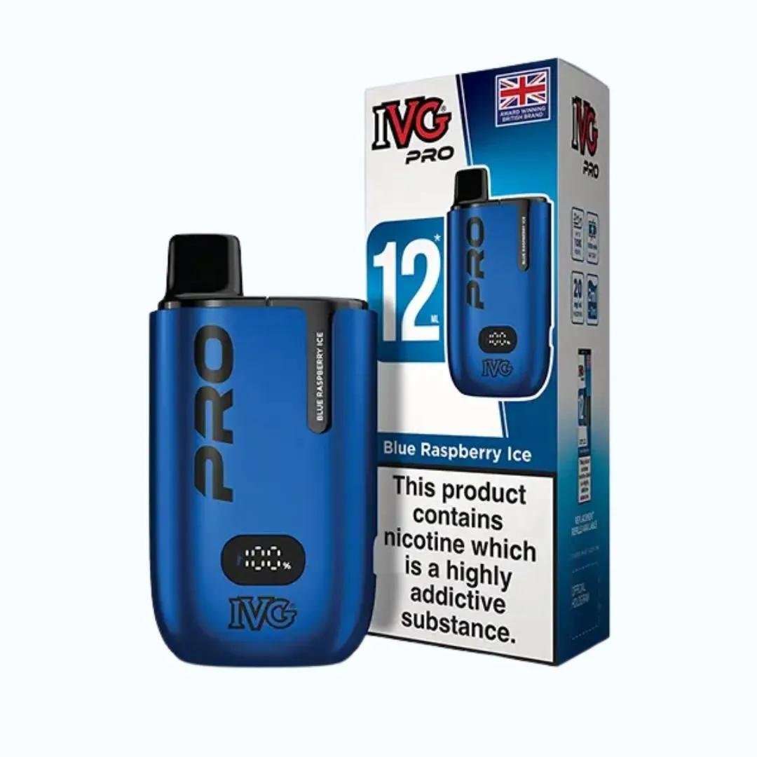 IVG PRO 12 Starter Kit 0mg zero nicotine rechargeable vape kit