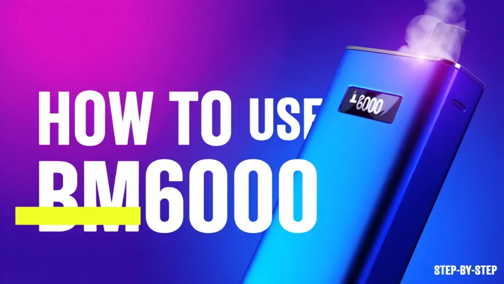 how to use Lost Mary BM6000