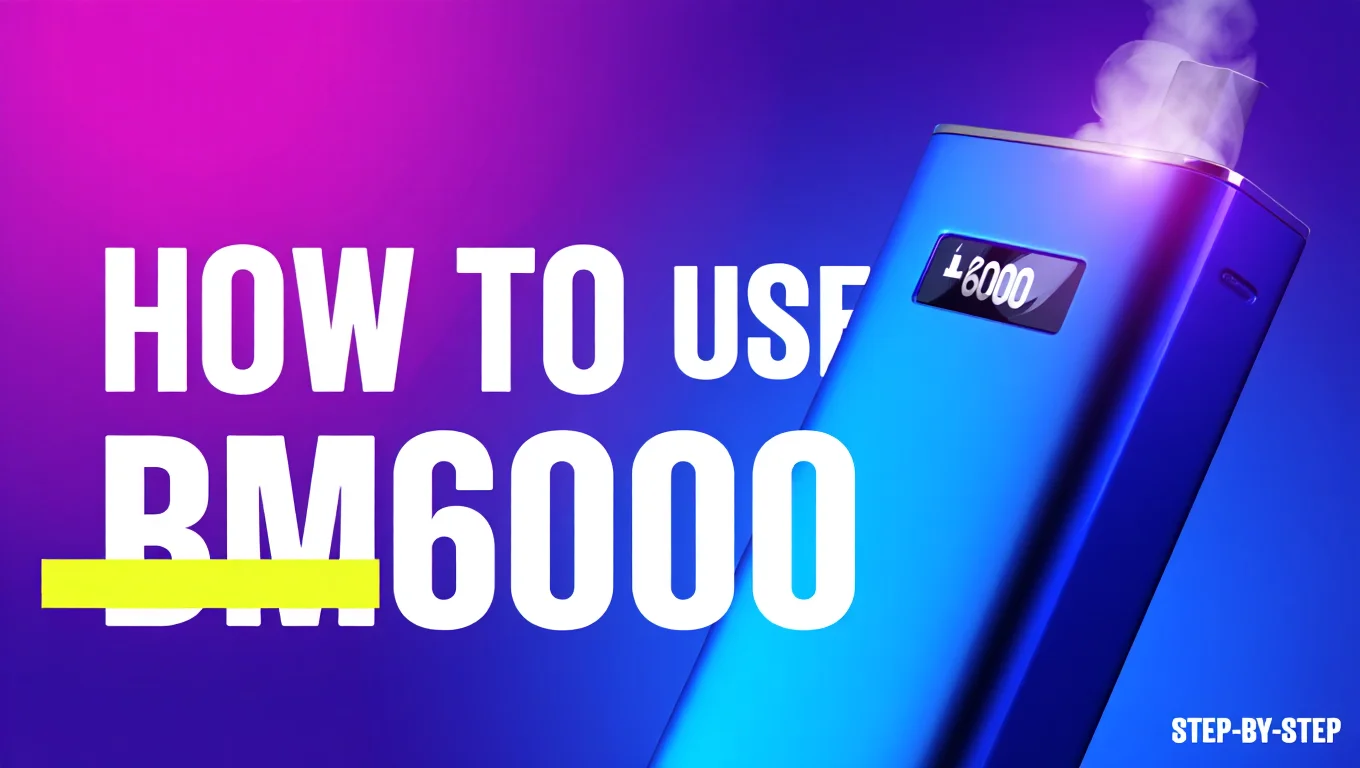 how to use Lost Mary BM6000